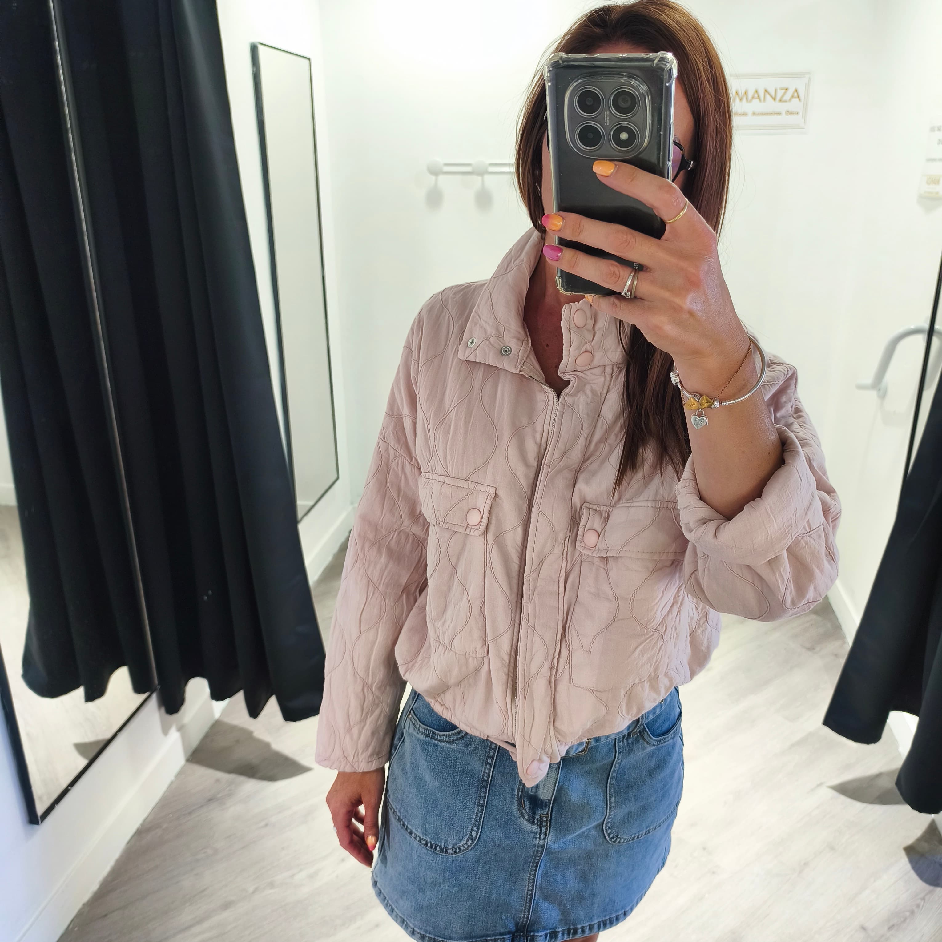 Veste Rose poudré, vue 4