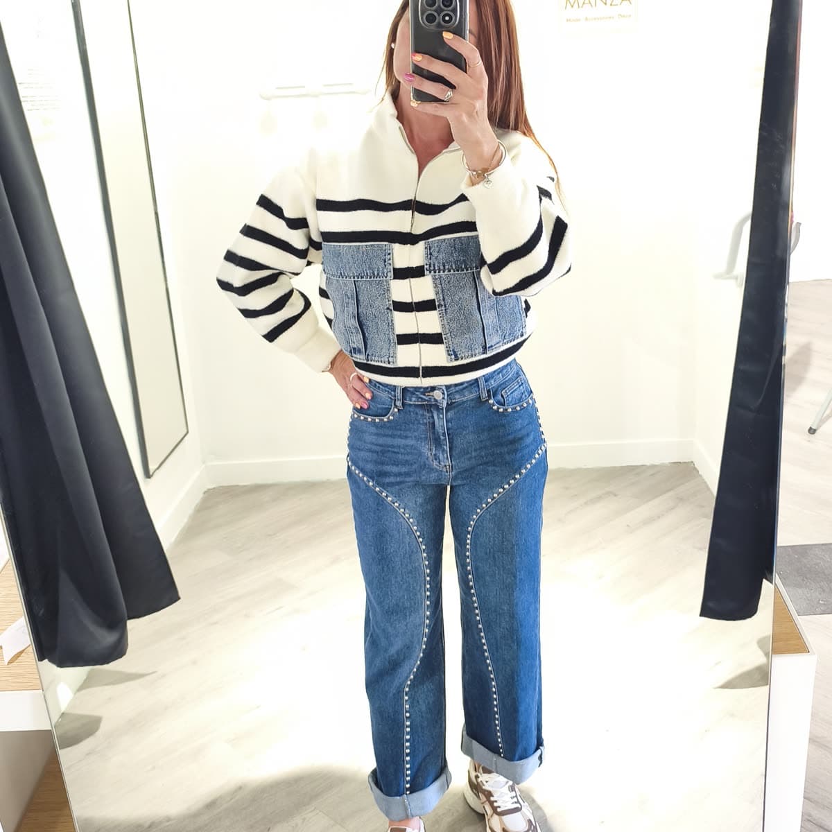 Gilet rayures