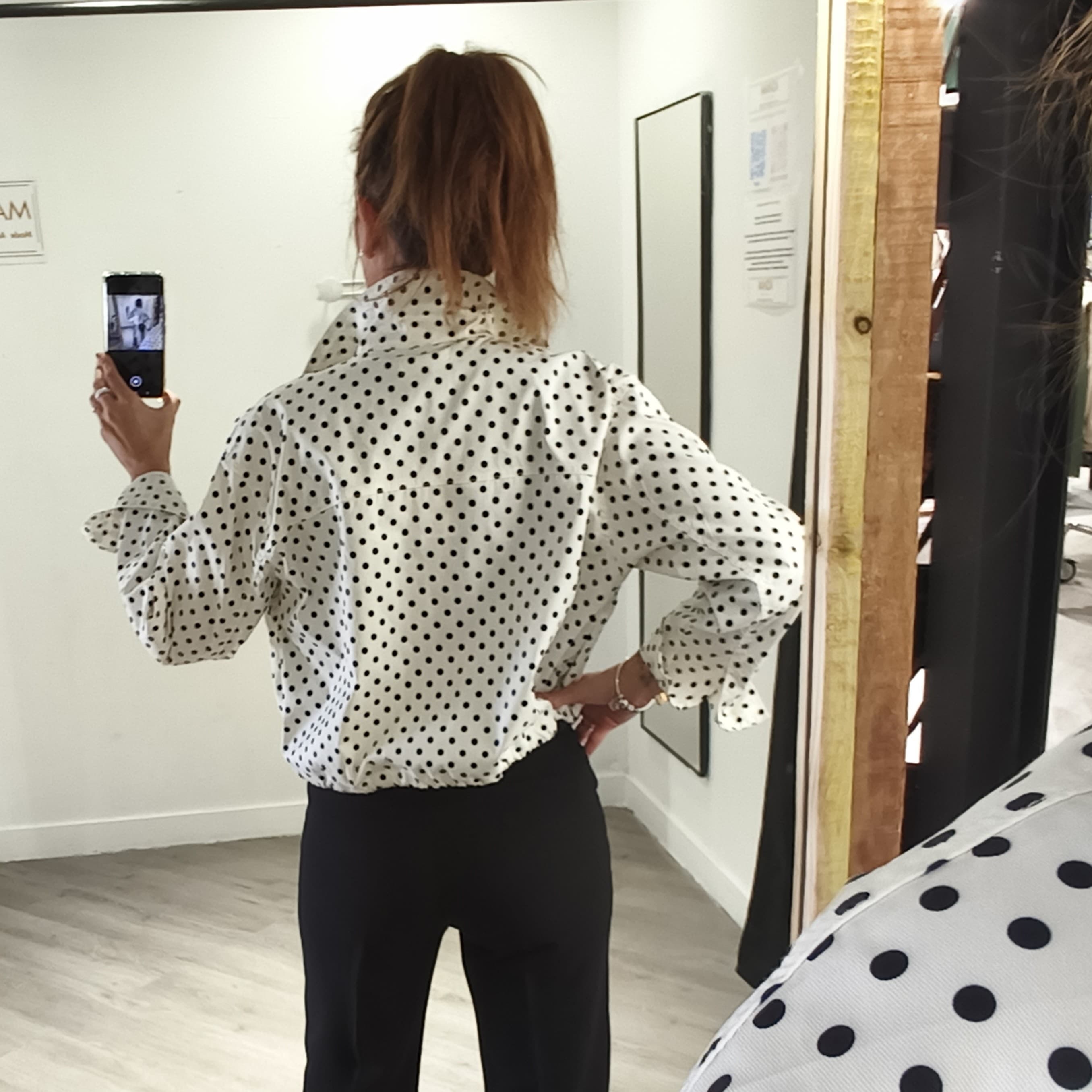Veste à pois oversize, vue 4
