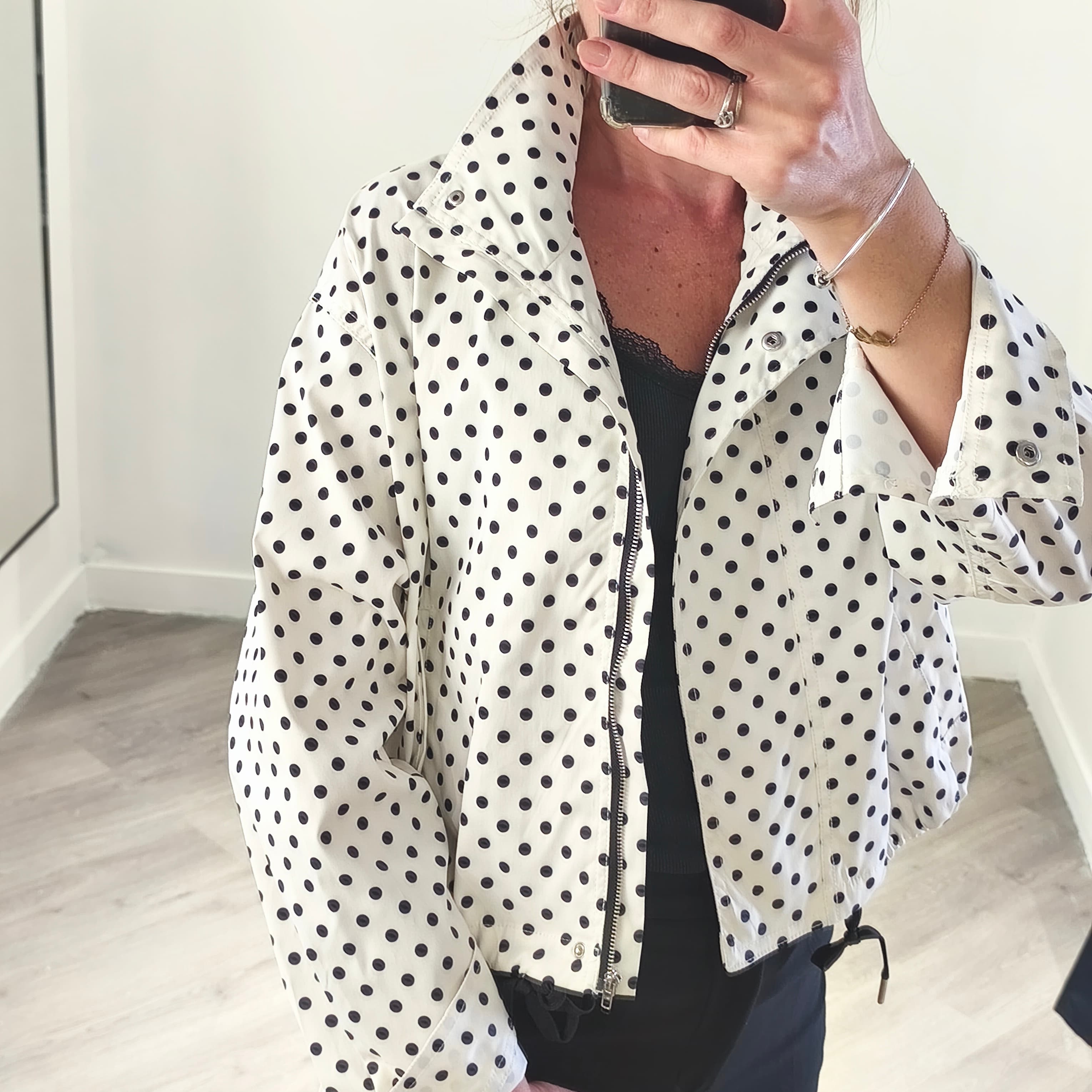 Veste à pois oversize, vue 3
